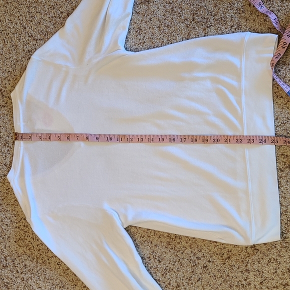 CCO⬇️ Wildfox NWT misspelled white V neck "Caffiene Dream" NWT - Picture 13 of 16